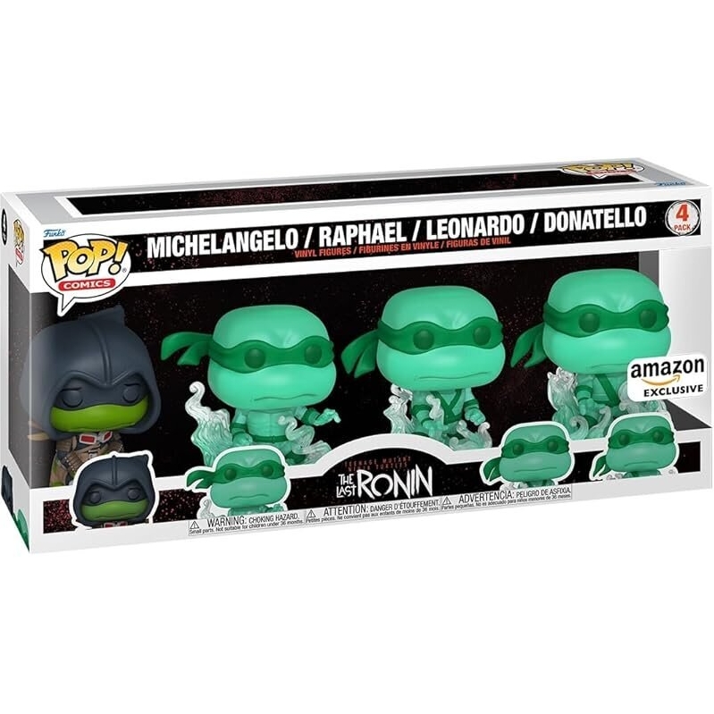 Collectible 4-Pack: Teenage Mutant Ninja Turtles Funko Pop Vinyl Figures