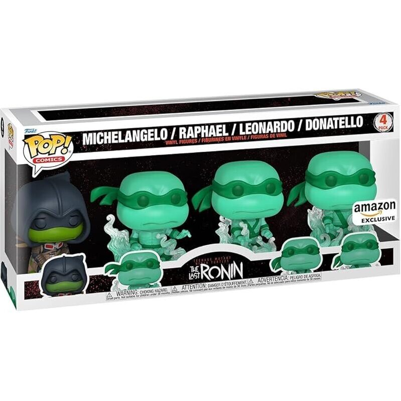 Collectible 4-Pack: Teenage Mutant Ninja Turtles Funko Pop Vinyl Figures