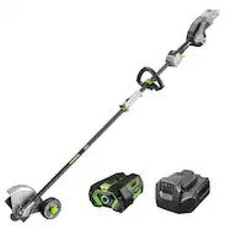 Powerful 56-Volt Handheld Battery Lawn Edger + String Trimmer