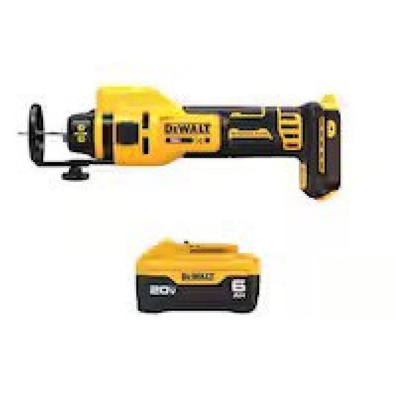 Powerful DEWALT 20-Volts XR Lithium-Ion Cordless Rotary Drywall Cut-Out Tool