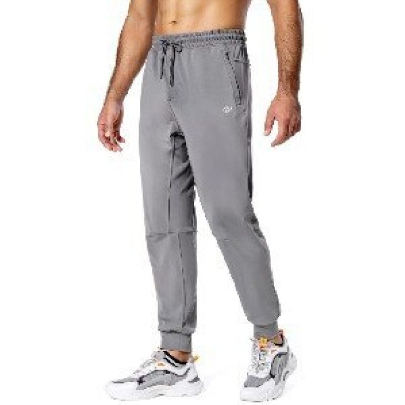 Men's Zipper Pocket Drawstring Jogger Pants - Ultimate Comfort and Style