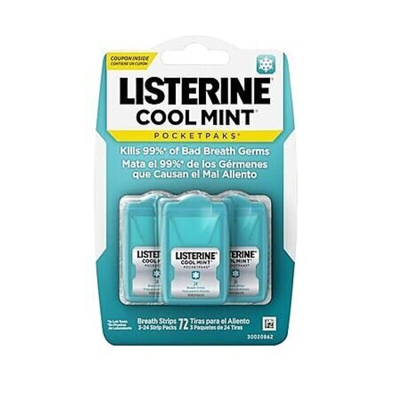 72-Count Listerine PocketPaks Breath Strip (Cool Mint) - Unbeatable Deal at Amazon