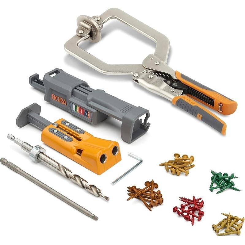 BORA Pro Compact Pocket Hole Jig - Ultimate Joinery Tool Set