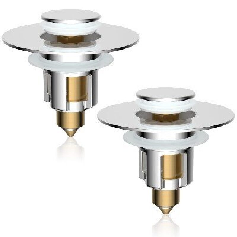 iFealClear All-Copper Pop-Up Drain Stoppers - 2-Pack