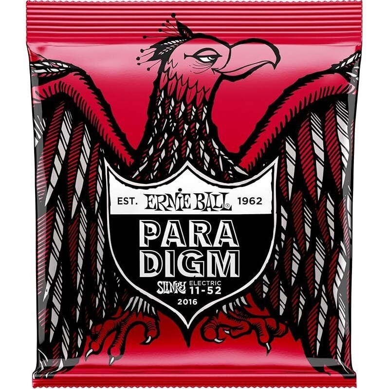 Ernie Ball Paradigm Electric Guitar Strings 11-52: High-Strength, Long-Lasting
