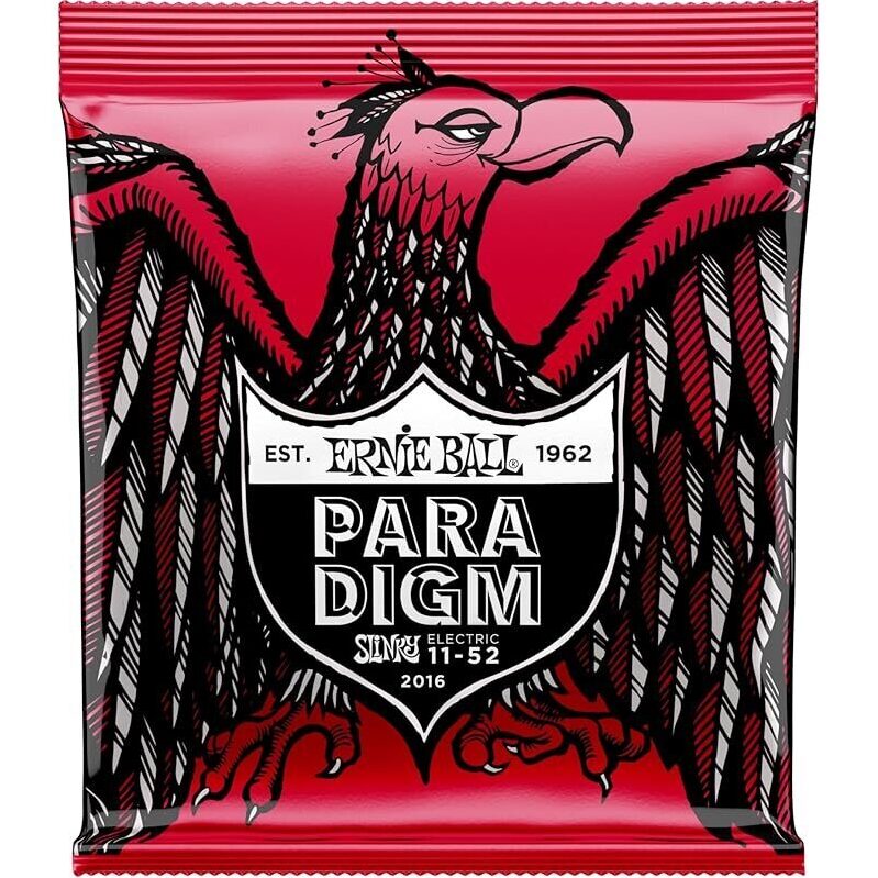 Ernie Ball Paradigm Electric Guitar Strings 11-52: High-Strength, Long-Lasting