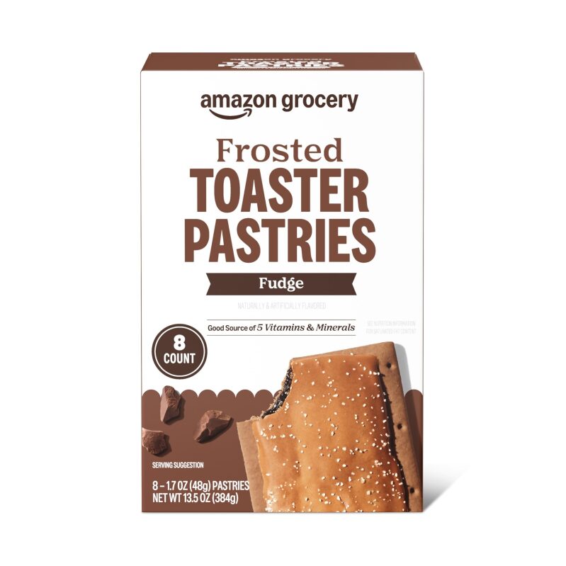 8-Ct Frosted Toaster Pastries Fudge 13.5oz - Affordable and Nutritious Snack