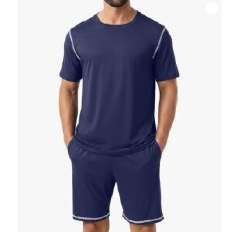 Men's Short Sleeve Tee and Shorts Set - Comfort Meets Style
