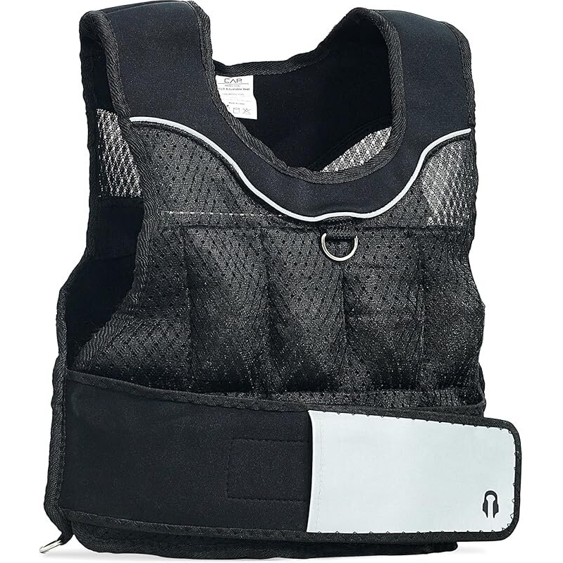 CAP Barbell Adjustable Weighted Vest 20lbs for Home Workouts