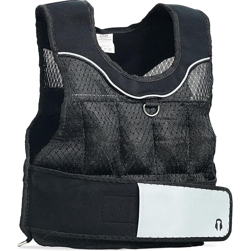 CAP Barbell Adjustable Weighted Vest 20lbs for Home Workouts