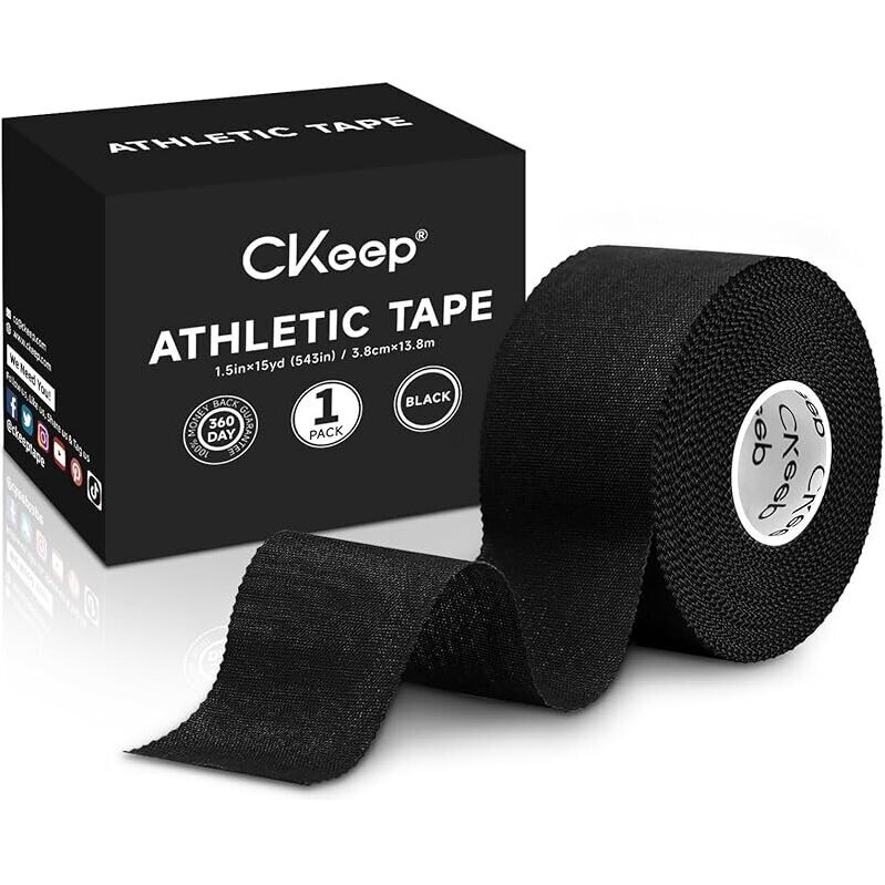 Premium CKeep Latex-Free Athletic Tape - High-Performance, Hypoallergenic