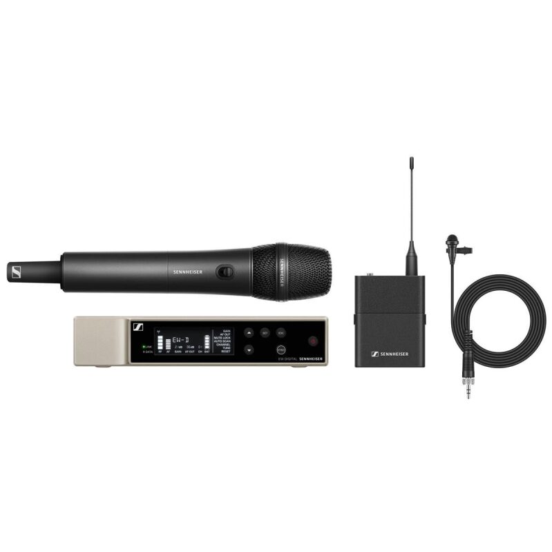 Sennheiser EW-D ME2/835-S Handheld & Lav SET: Premium Digital Wireless Microphone System