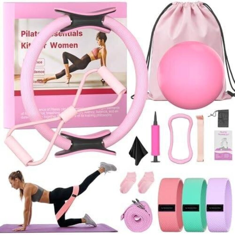 Essential Pilates Kit for Women - 16-Piece Workout Set