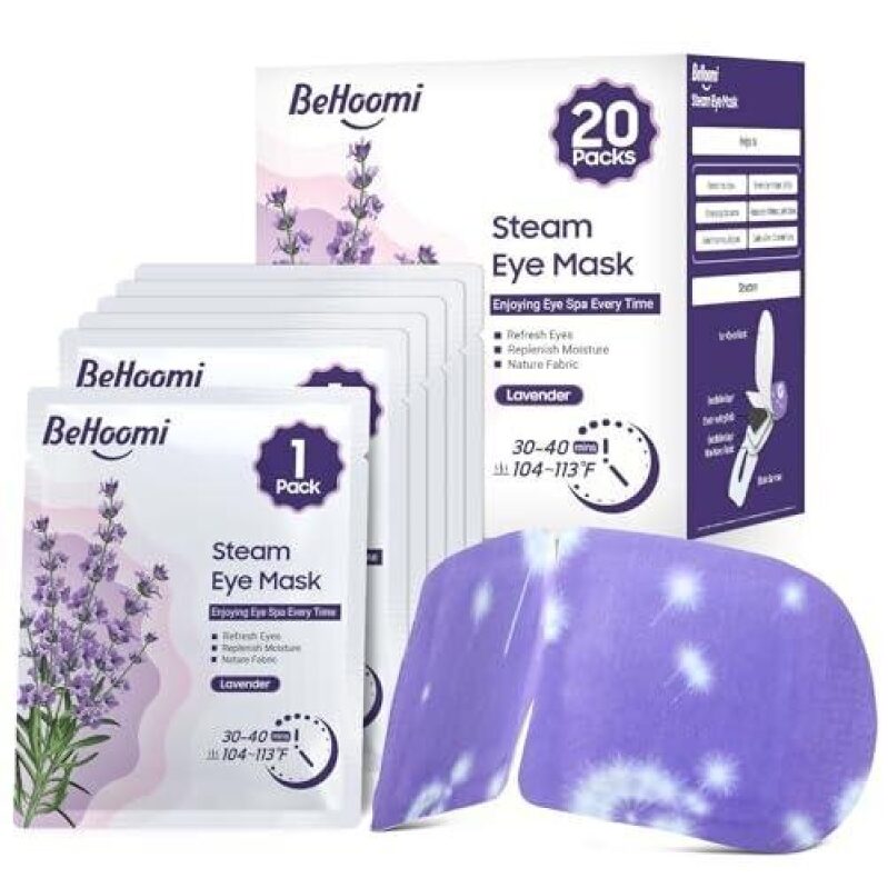 Lavender Steam Eye Mask - 52% OFF - 20 Packs