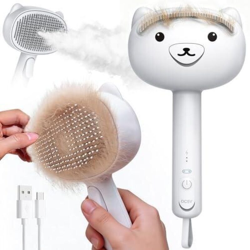 Self-Cleaning Steam Pet Hair Remover - 51% Discount