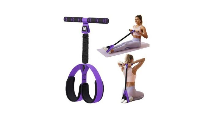 Upgraded 55LBS Pedal Resistance Bands for Home Gym Workouts