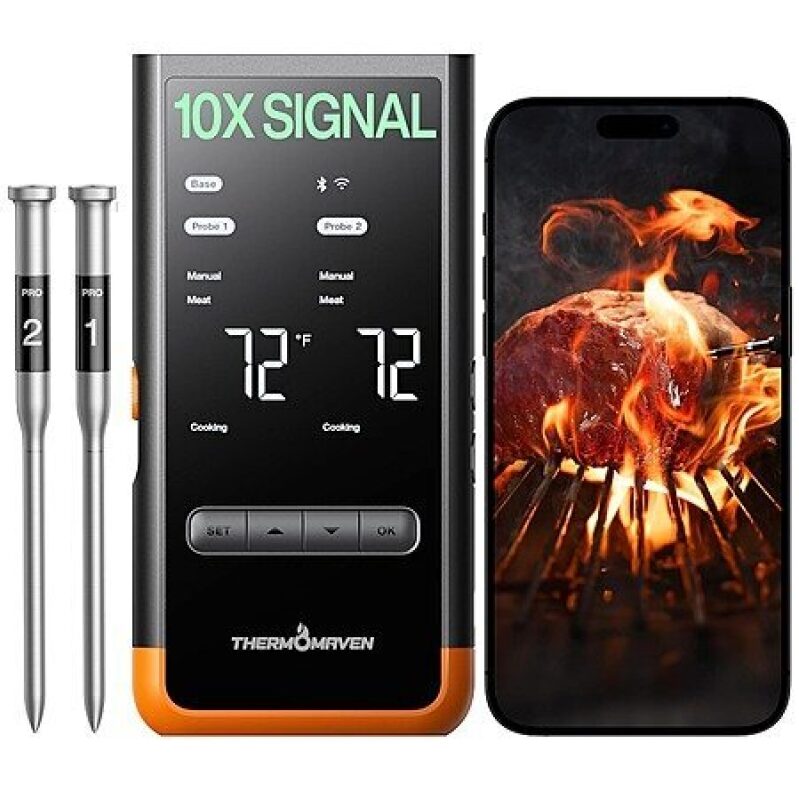 ThermoMaven G2 Smart Bluetooth Meat Thermometer w/ 2 Probes - Unbeatable Deal