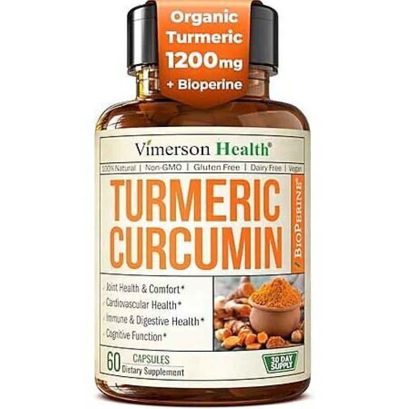 Vimerson Health Turmeric Curcumin Supplement - 60 Count