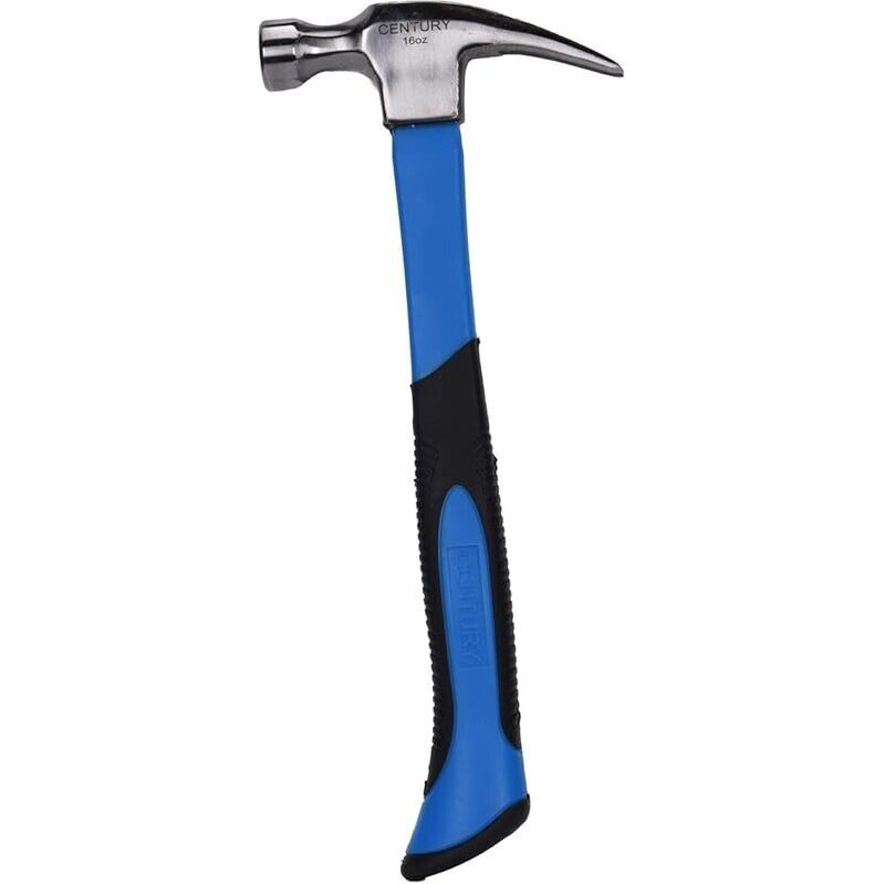 Century 16oz Straight Claw Fiberglass Hammer - Premium Quality