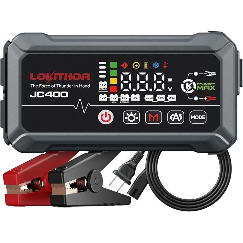 Lokithor JC400 9-in-1 Jump Starter and Battery Charger