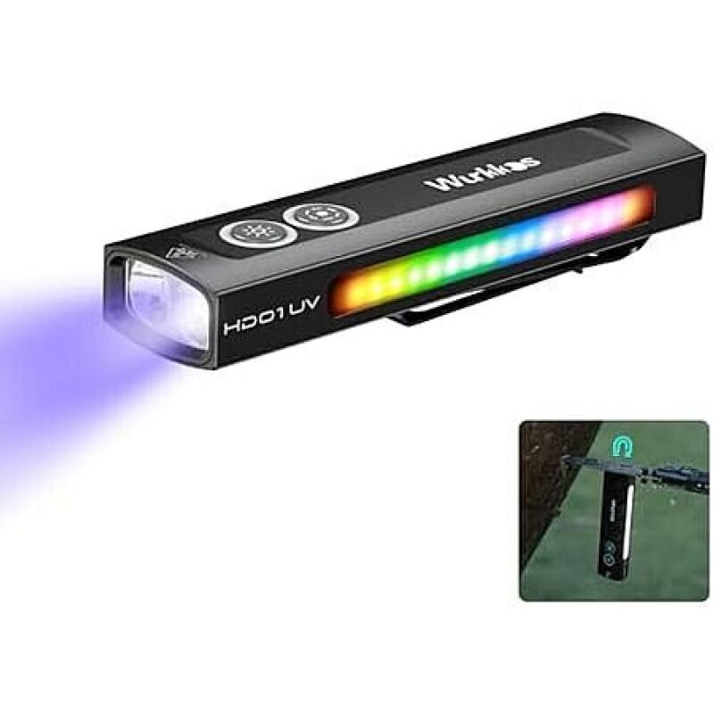 Wurkkos HD01UV Flashlight: 1200 Lumens, Multifunctional UV Light, EDC Deal