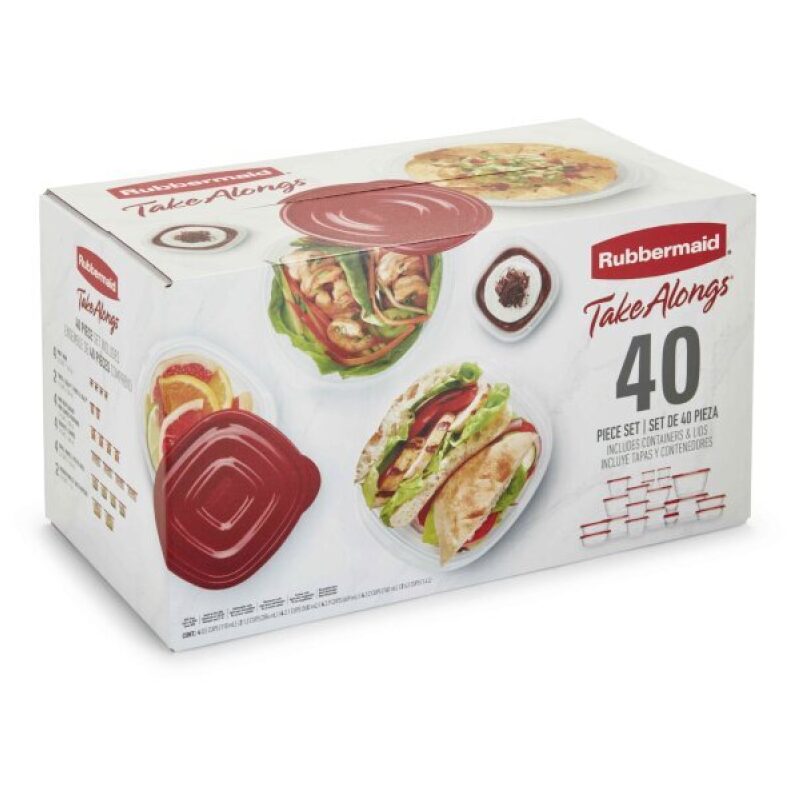 40-Piece Rubbermaid TakeAlongs Food Storage Set - Great Deal at Walmart