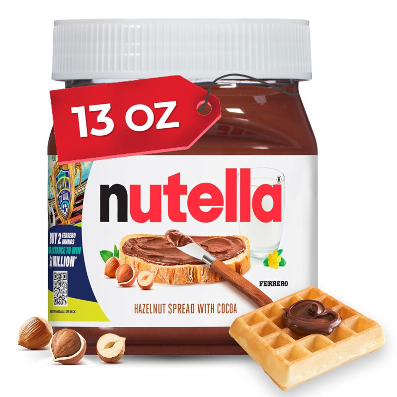 Nutella Hazelnut Spread with Cocoa - 13 oz (4 Pack)