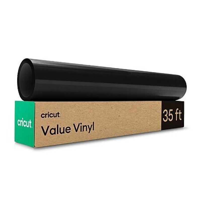 Affordable Cricut Value Permanent Vinyl, Black - High-Quality Crafting