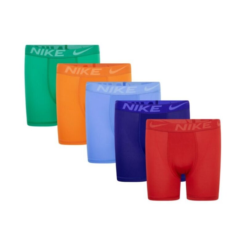 5-Pack Nike Big Boys Dri-FIT Polyester Color Pop Boxer Briefs Underwea