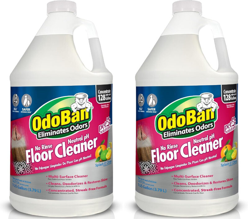 OdoBan Floor Cleaner - 2-Pack - Deep Clean & Deodorize