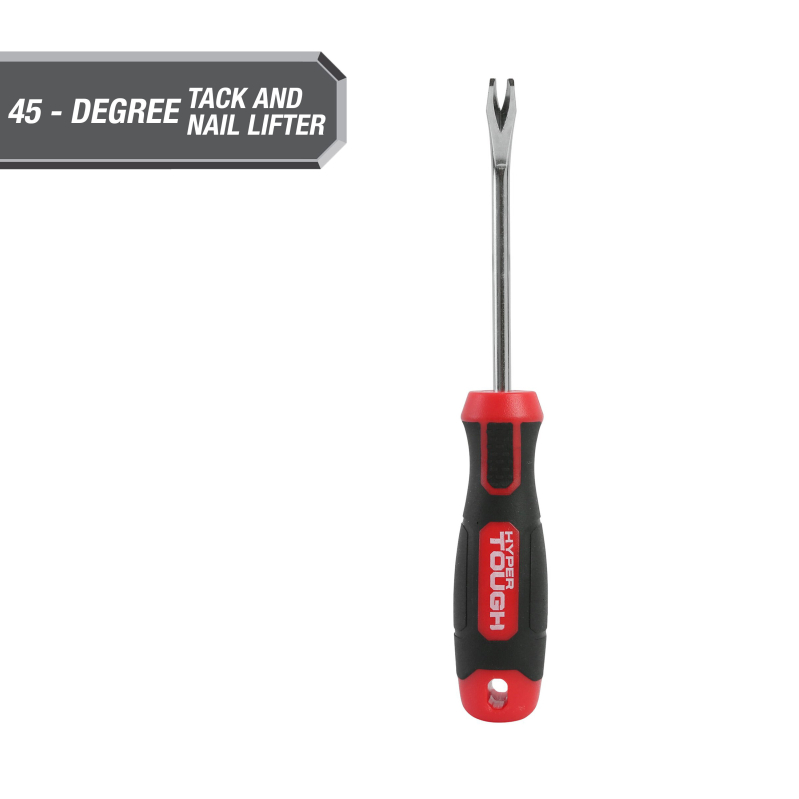 Hyper Tough Tack and Nail Lifter with Soft Grip Handle - Heavy-Duty Tool