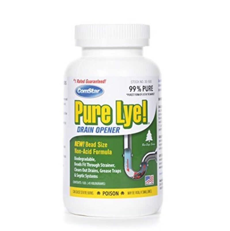 ComStar Pure Lye Drain Opener - Effective and Safe Drain Cleaning
