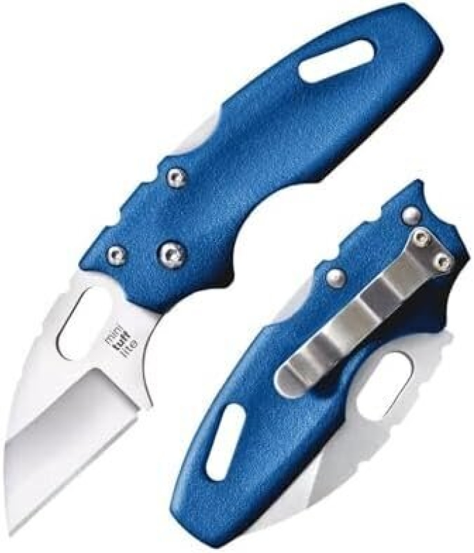 COLD STEEL Mini Tuff Lite Pocket Knife - Razor-Sharp Blade & Griv-Ex Handle