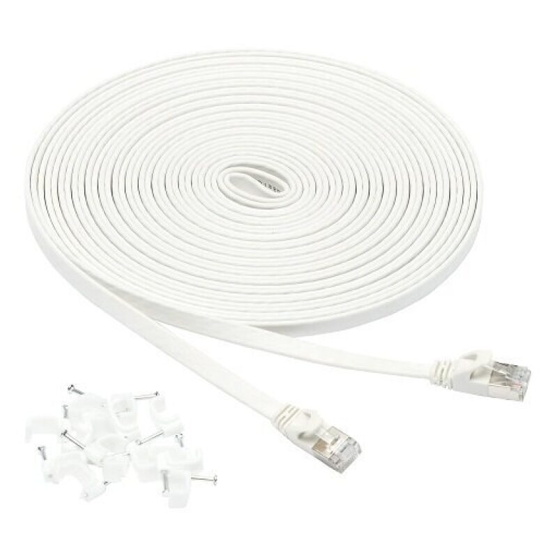 High-Speed Cat-7 Gigabit Ethernet Cable, 30ft, Now Only $9.44