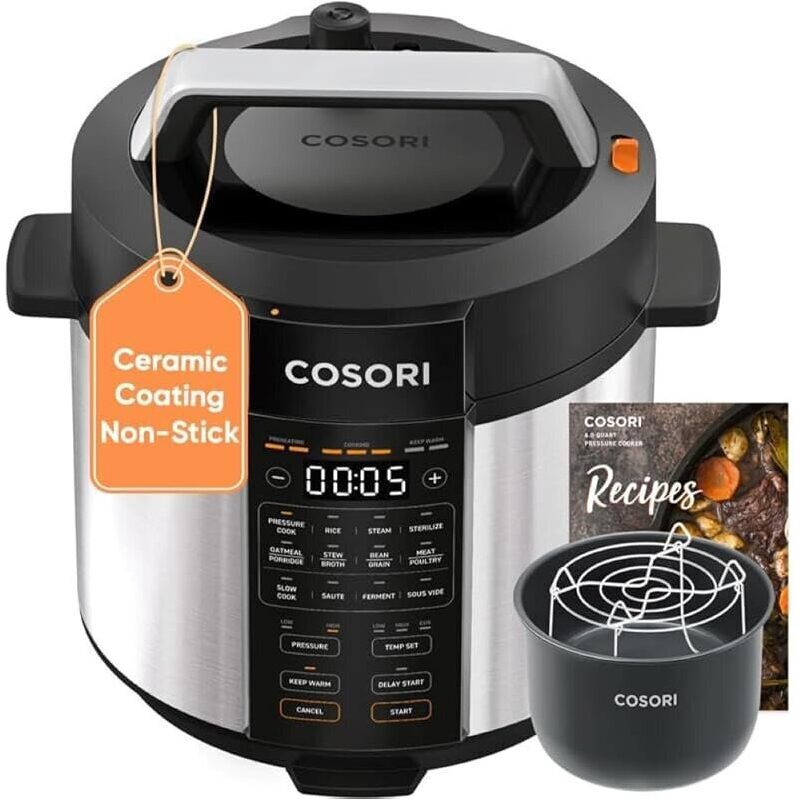 COSORI 9-in-1 6-Quart Stainless Steel Multi Pressure Cooker - Ultimate Kitchen Companion