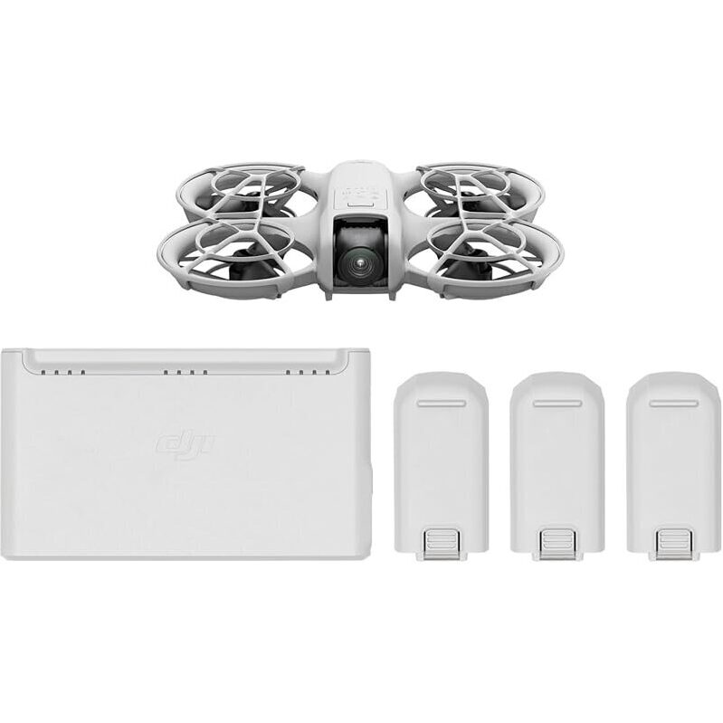DJI Neo Mini Drone: Ultimate Three-Battery Combo with 4K UHD Camera
