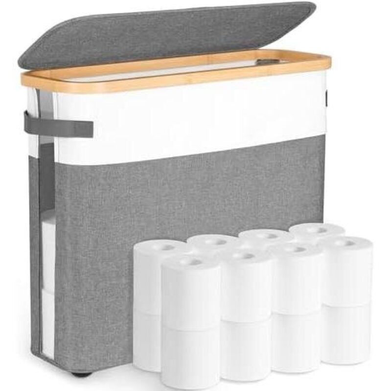 Space-Saving Toilet Paper Storage with Lid 50% Discount