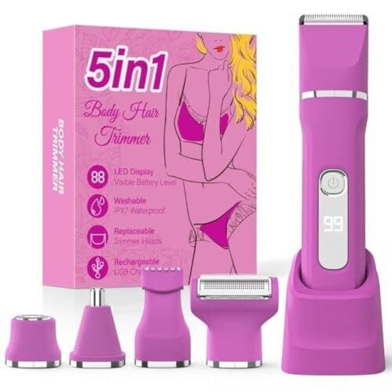 5in1 Women's Electric Waterproof Shaver Set - 63% Discount