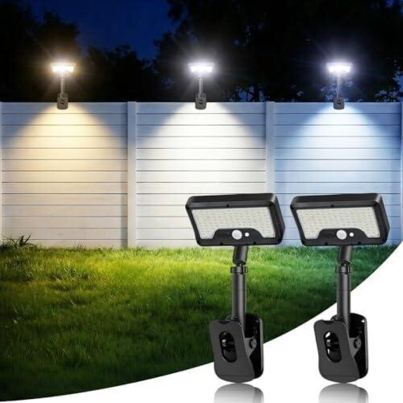 Outdoor Clip-on Solar Lights with Motion Sensor - 50% Discount