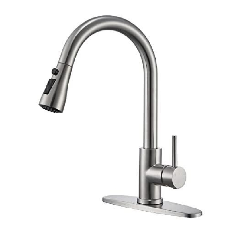 Pull-Out Kitchen Faucet 50% OFF - Stainless Steel