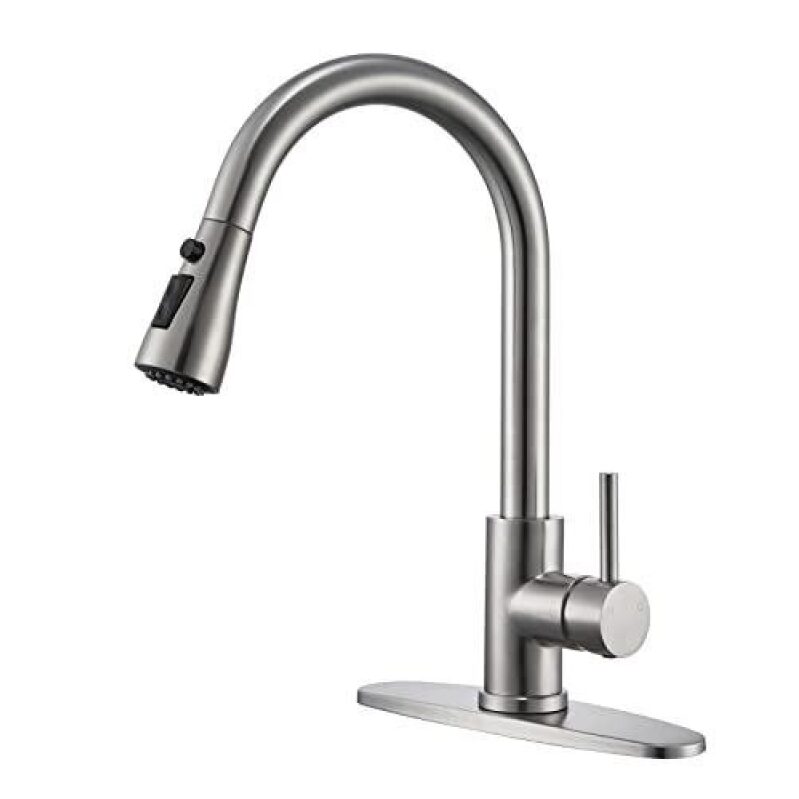Pull-Out Kitchen Faucet 50% OFF - Stainless Steel