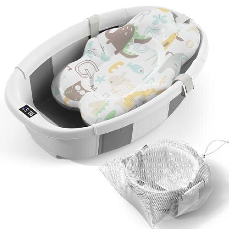 Foldable Baby Bath Tub with Temperature Control - Great Value