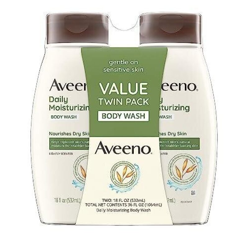 Aveeno Daily Moisturizing Body Wash Twin Pack - 54% Off