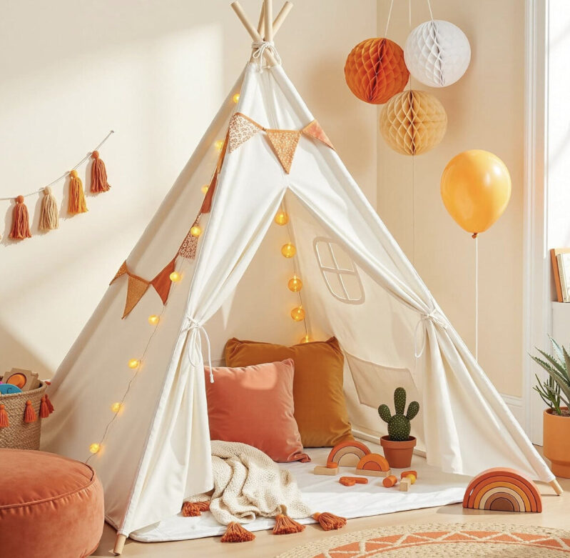 Affordable Kids' Tent with Lights - Ideal for Imaginative Play