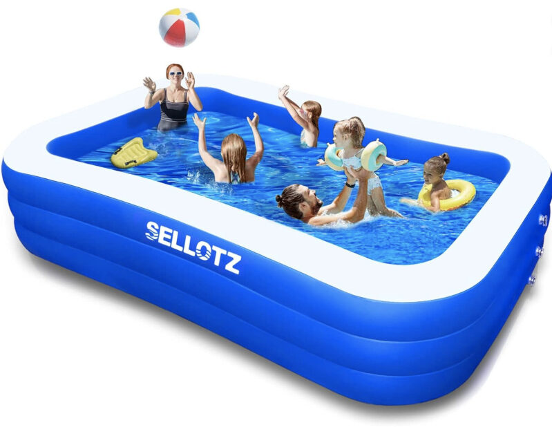 Large Inflatable Swimming Pool - $56.68 After Discount