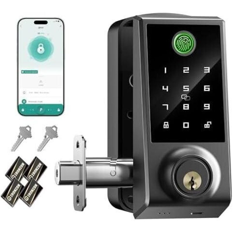 Smart Lock 50% OFF - High-Security Touchscreen Keypad Door Lock