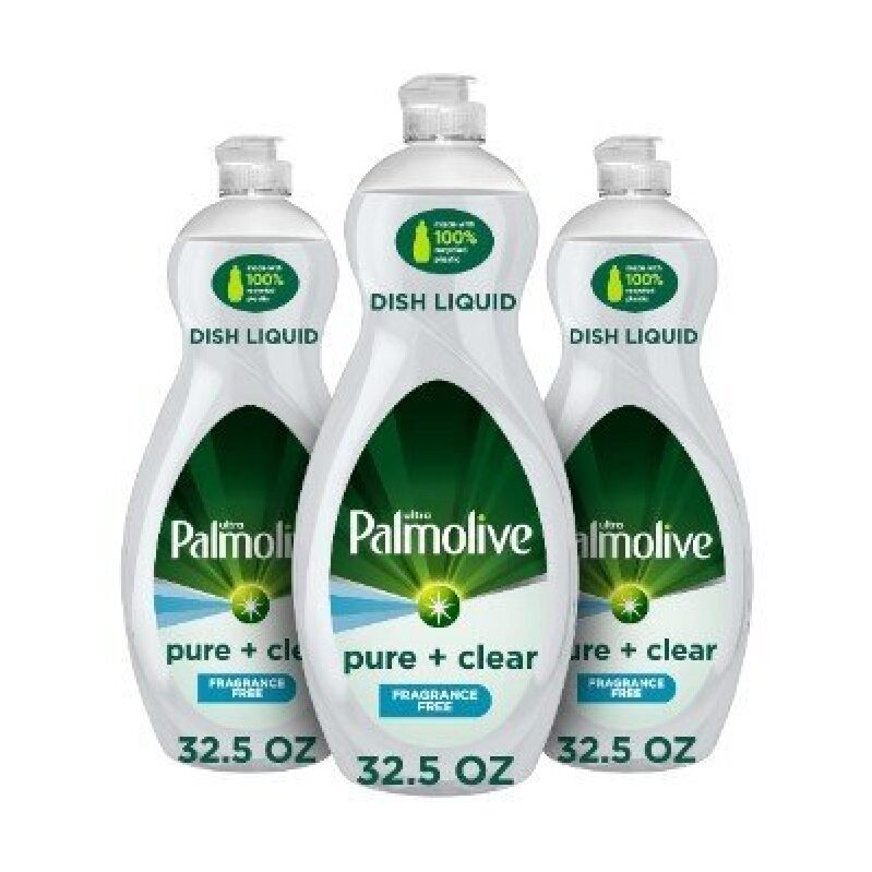 Palmolive Ultra Dish Liquid - Fragrance Free, 3 Bottles