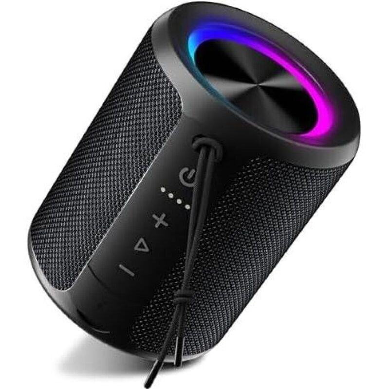 Affordable Portable Bluetooth Speaker with RGB Lights - 66% OFF