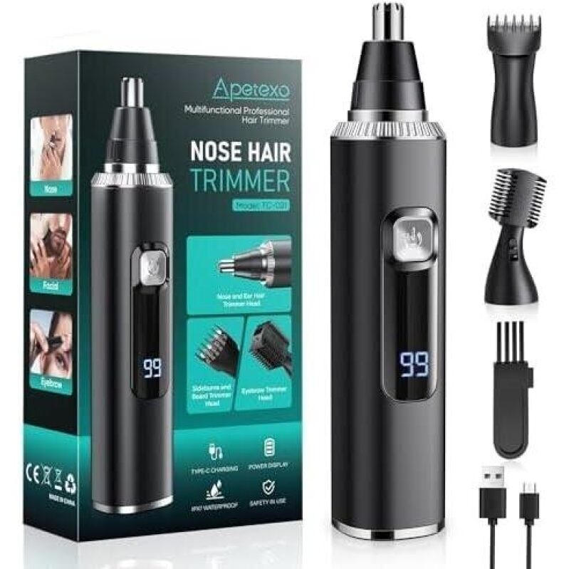 46% OFF - Multifunctional Professional Nose Hair Trimmer with Type-C Charging