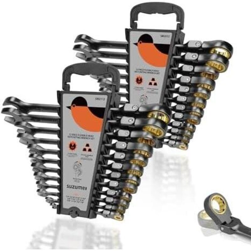 Suzumen 24-Piece Wrench Set with 72 Teeth - 39% Discount
